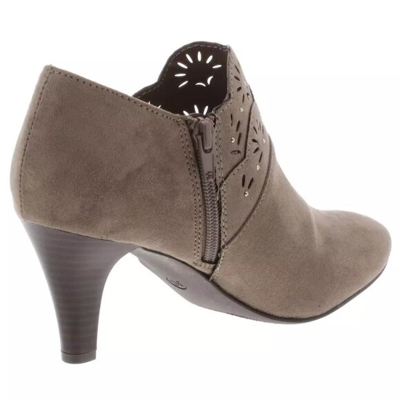 Karen Scott Womens Marana Almond Toe Ankle Fashion Boots Stone Gray Size 7.5 - Picture 2 of 3